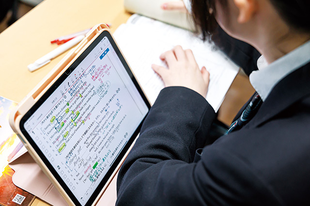 タブレットを活用した授業